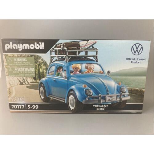 Playmobil Volkswagen Beetle 70177 Blue 52 Pieces