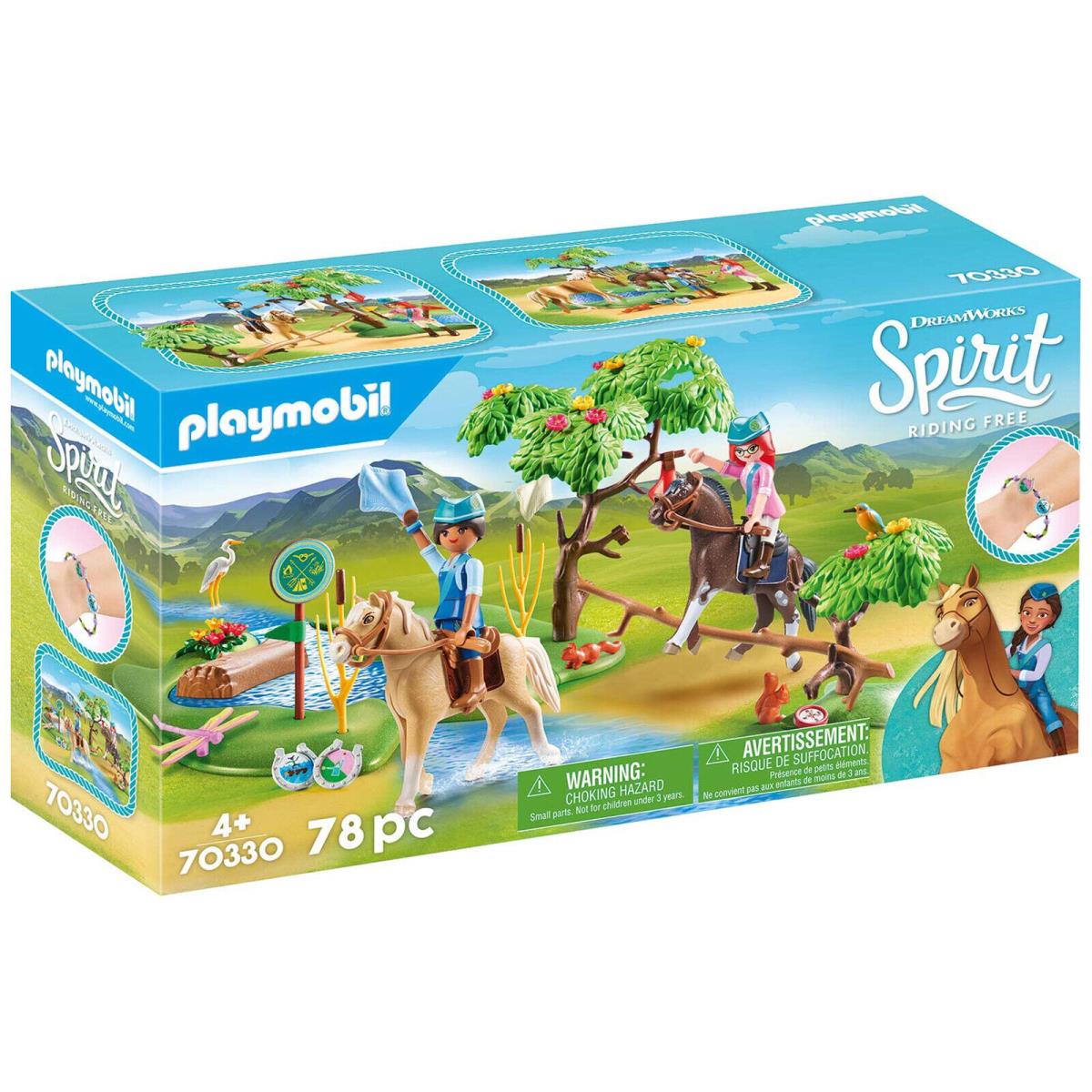 Playmobil Dreamworks Spirit River Challenge Building Set 70330 IN Stock