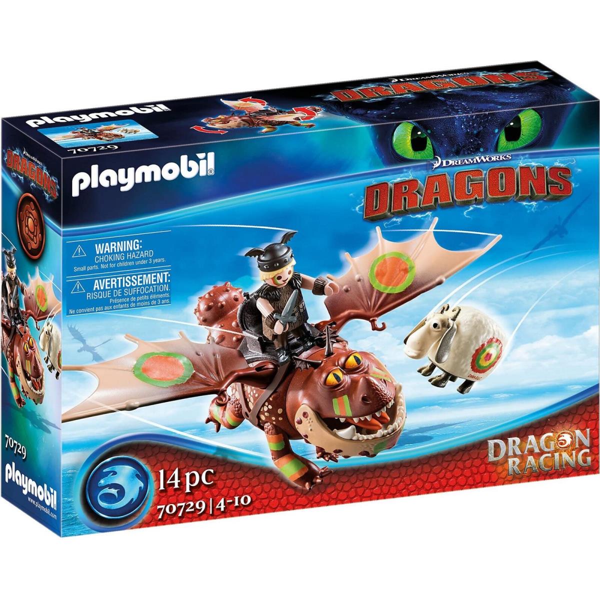 Playmobil Dragon Racing: Fishlegs and Meatlug