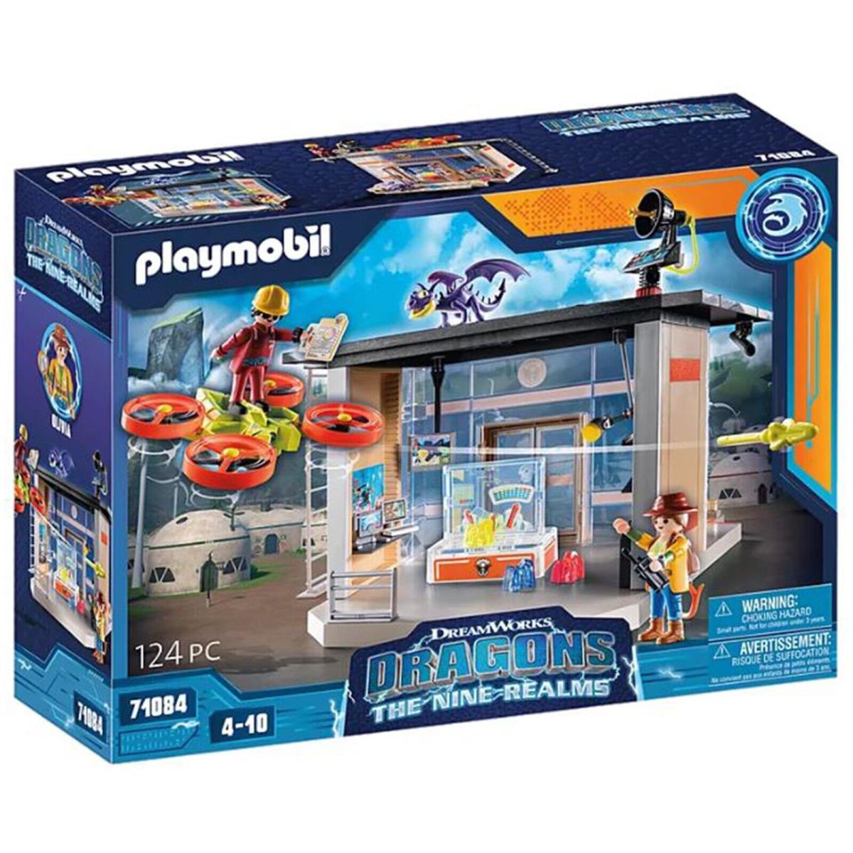 Playmobil Dragons The Nine Realms Icaris Lab Building Set 71084