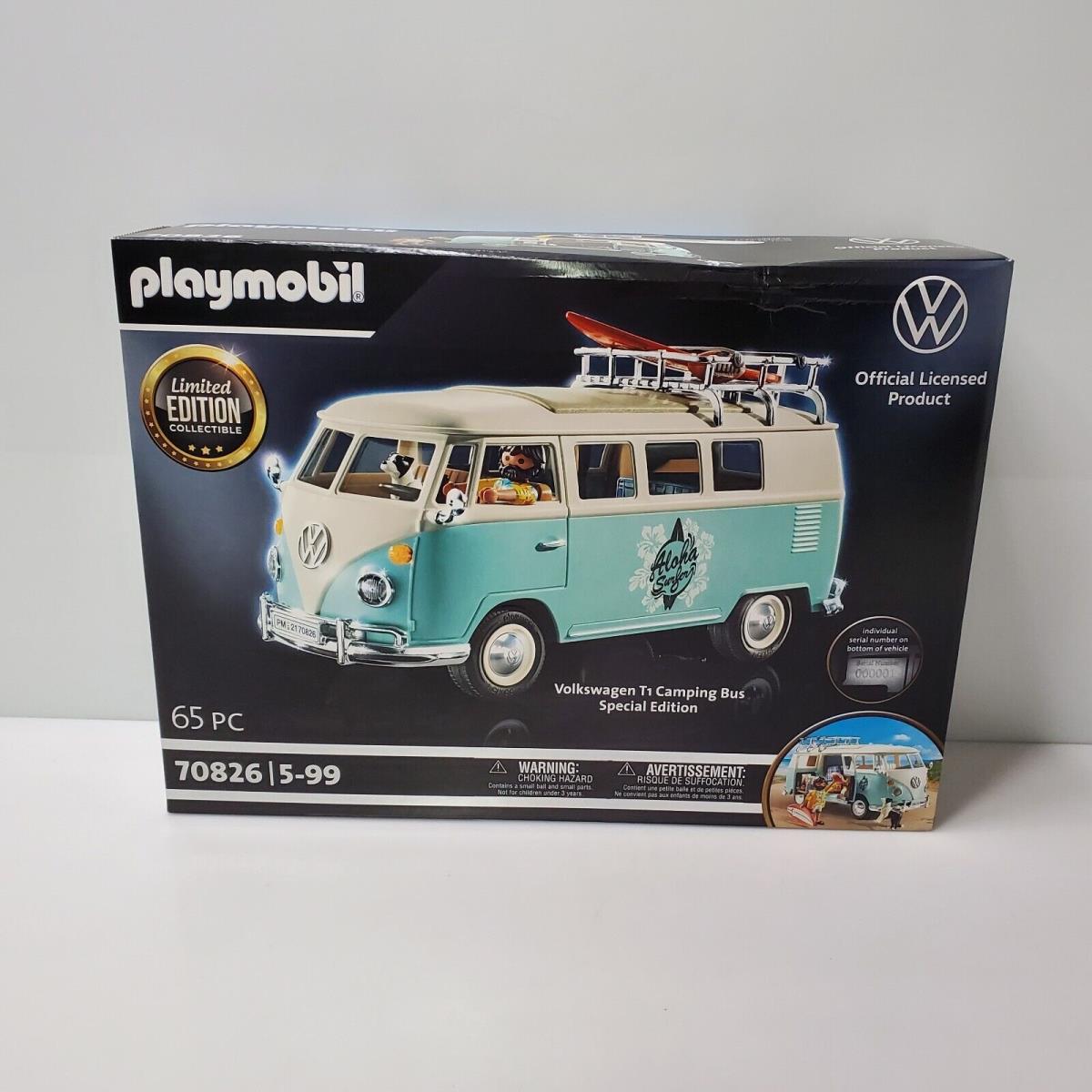 Playmobil 70826 Volkswagen T1 Camping Bus Special Edition Limited Blue