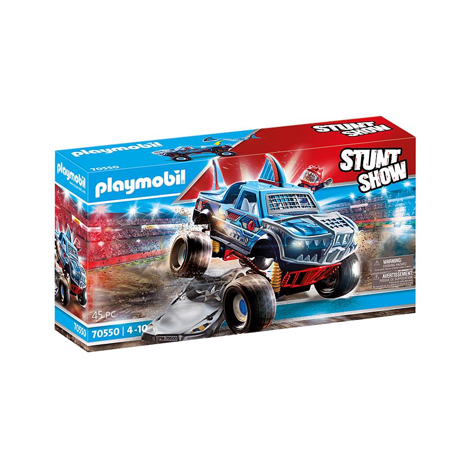 Playmobil 70550 Stunt Show Shark Monster Truck Mib/new