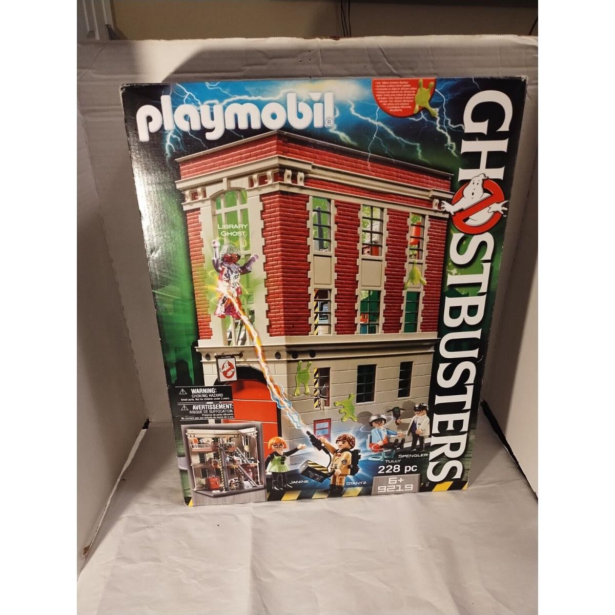 Playmobil Ghostbusters Firehouse 9219 228 Piece Building Set