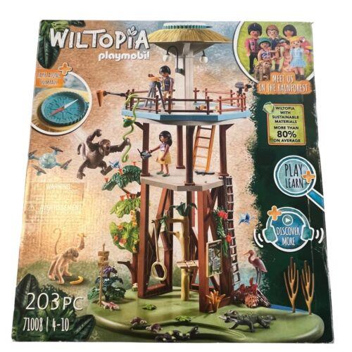 Playmobil Wiltopia 71008 Rainforest Research Tower with Compass Play Set