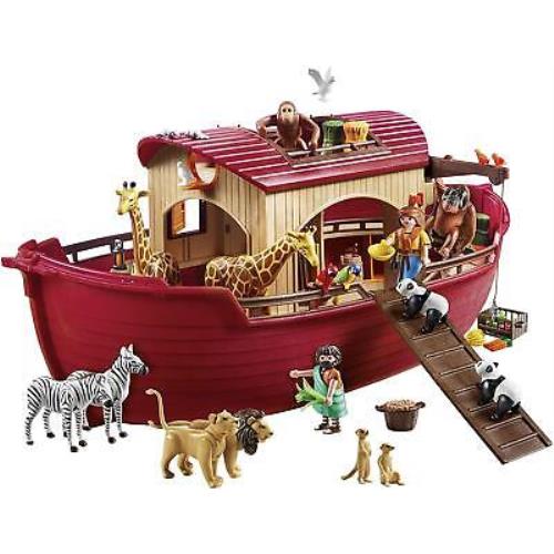 Playmobil 9373 Wild Life Floating Noahs Ark Building Set