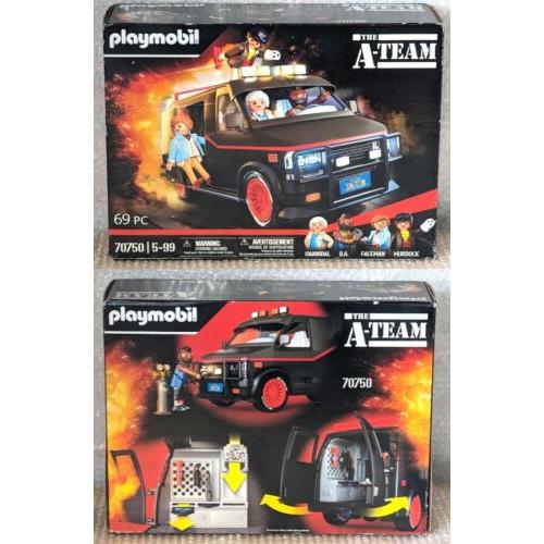 Playmobil A-team Van Playset with Figures 70750 69 Pices