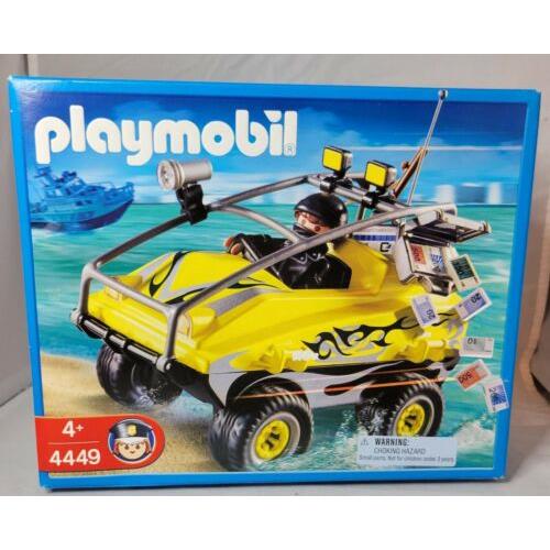 Playmobil 4449 Robber`s Amphibious Vehicle Mint For Collectors
