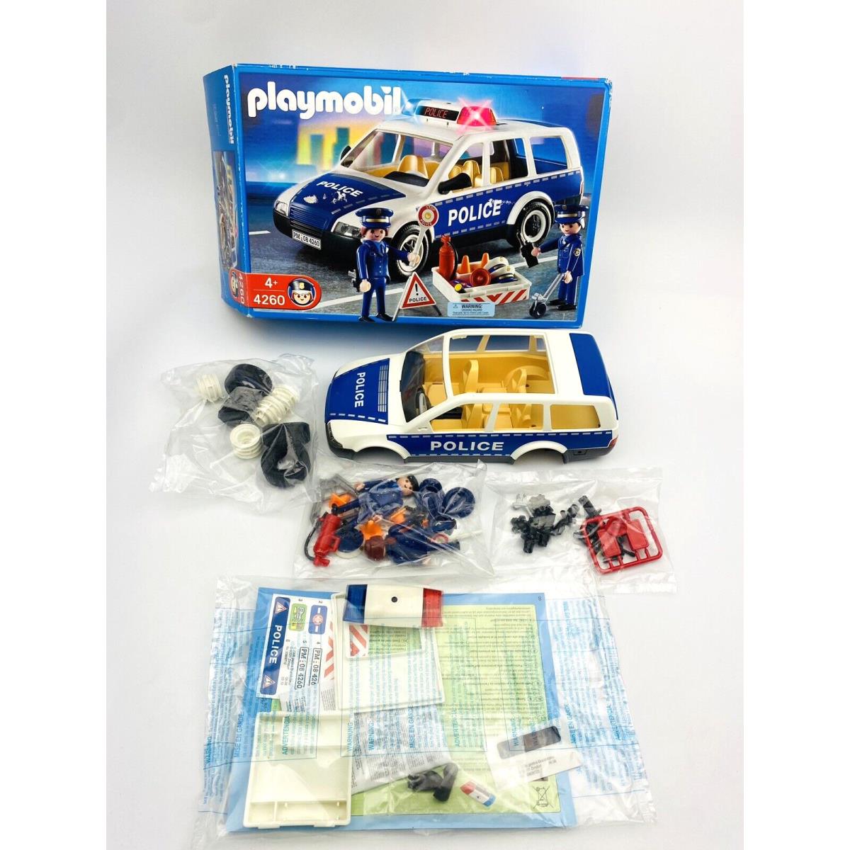 Playmobil Police Patrol Car Play Set Packs 4260 - Nob