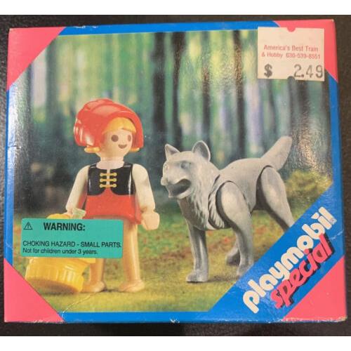 Playmobil Little Red Riding Hood The Wolf 4562 Vintage 1999 Rare