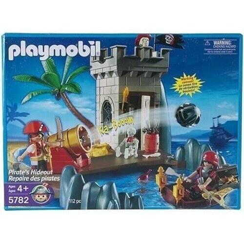 Playmobil 5782 Pirate`s Hideout Castle Cannon Set