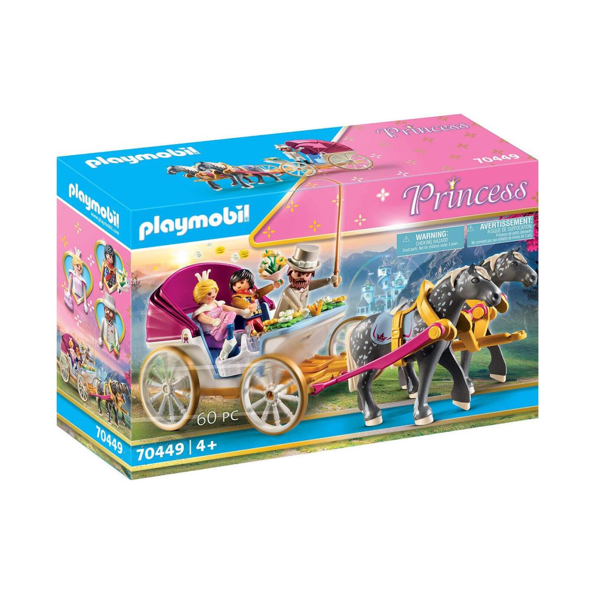 Playmobil Princess Horse-drawn Carriage Building Set 70449 IN Stock