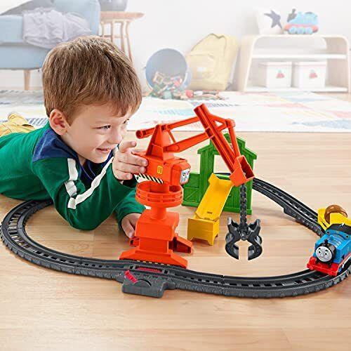 Thomas Friends Cassia Crane Cargo Play Set Motorized Train Track Toy Kids Gift