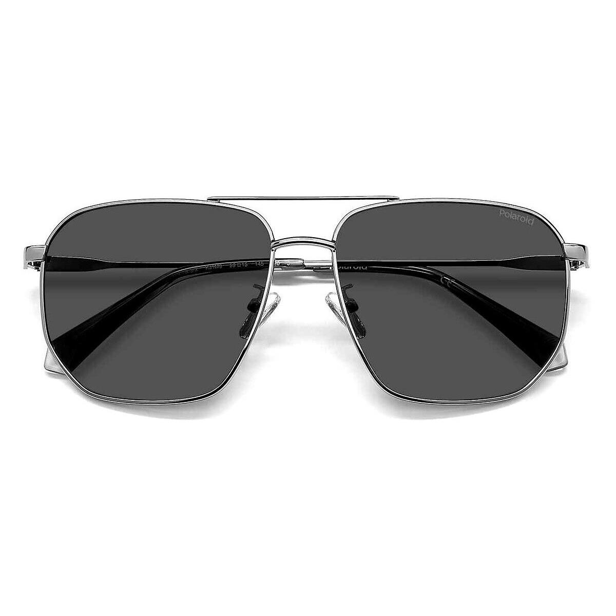 Polaroid Pld 4141/G/S/X Sunglasses Dark Ruthenium Gray Polarized 59mm