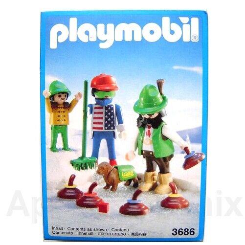 Playmobil Toy Play Set 3686 Curling Game Winter Fun Family Snow