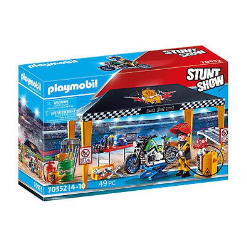 Playmobil Stunt Show Service Tent Building Set 70552 IN Stock