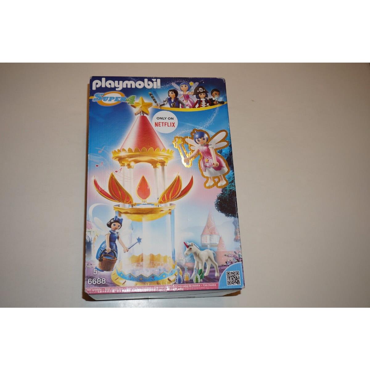 Playmobil Super 4 Musical Flower Tower with Twinkle Building Kit 6688 45pc