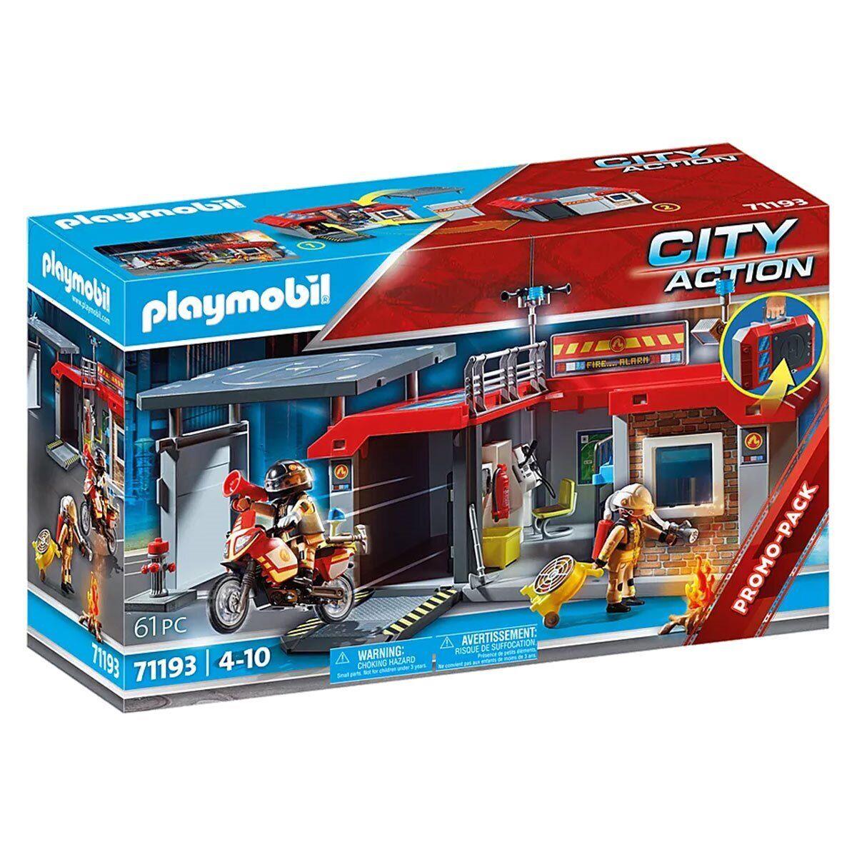 Playmobil 71193 Take Along Fire Station