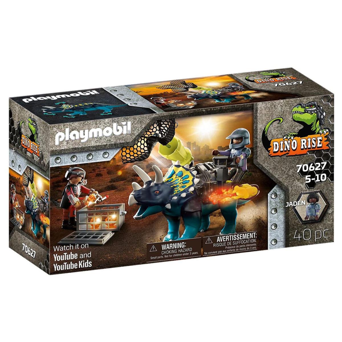Playmobil Dino Rise Triceratops Battle For Legendary Stones 70627 IN Stock