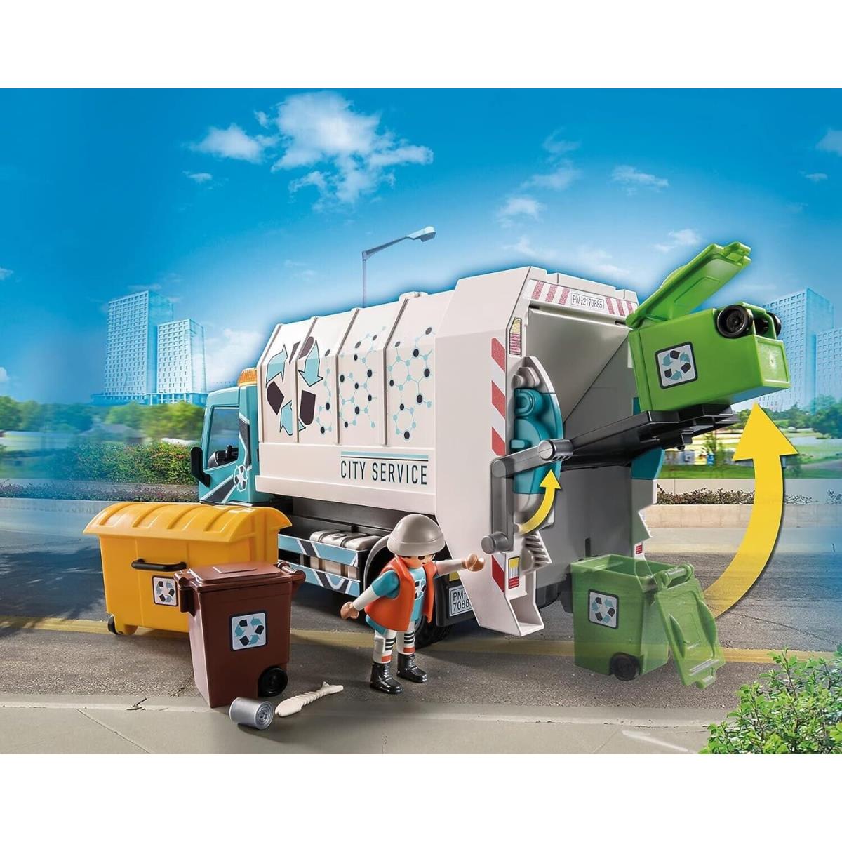 Playmobil 70885 City Life City Recycling Truck Promo Pack 2022