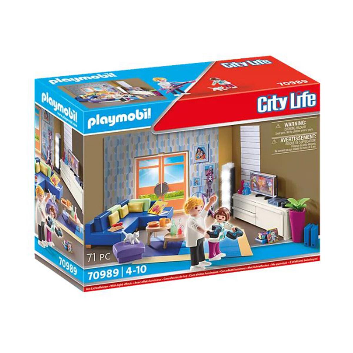 Playmobil City Life Family Room Building Set 70989 IN Stock
