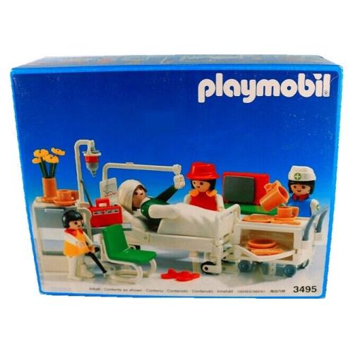 Playmobil 3495 Hospital Ward Clinic Recovery Room Vintage