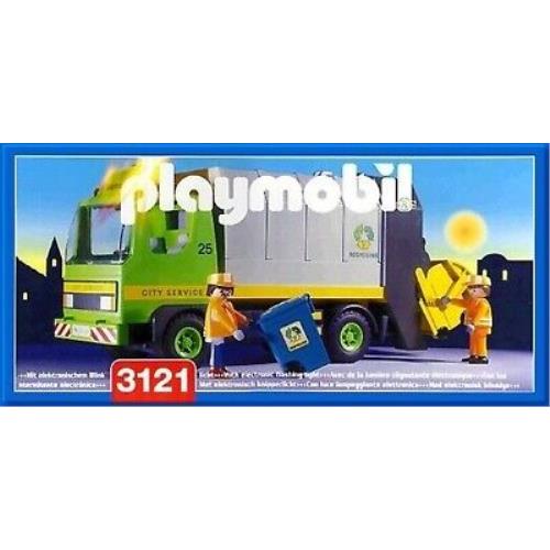 Playmobil City Service Recycling Truck Play Set 3121 Retired