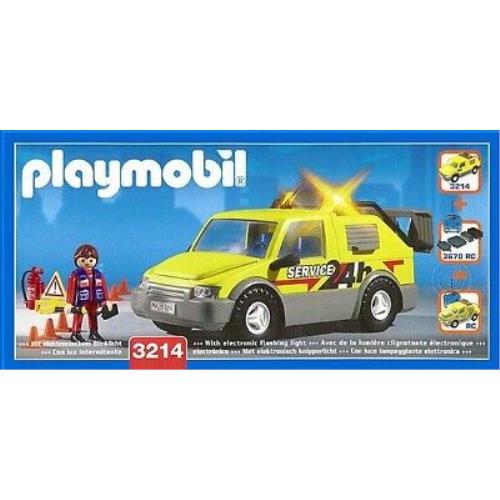 Playmobil Traffic Emergency Service Van Play Set 3214 Retired
