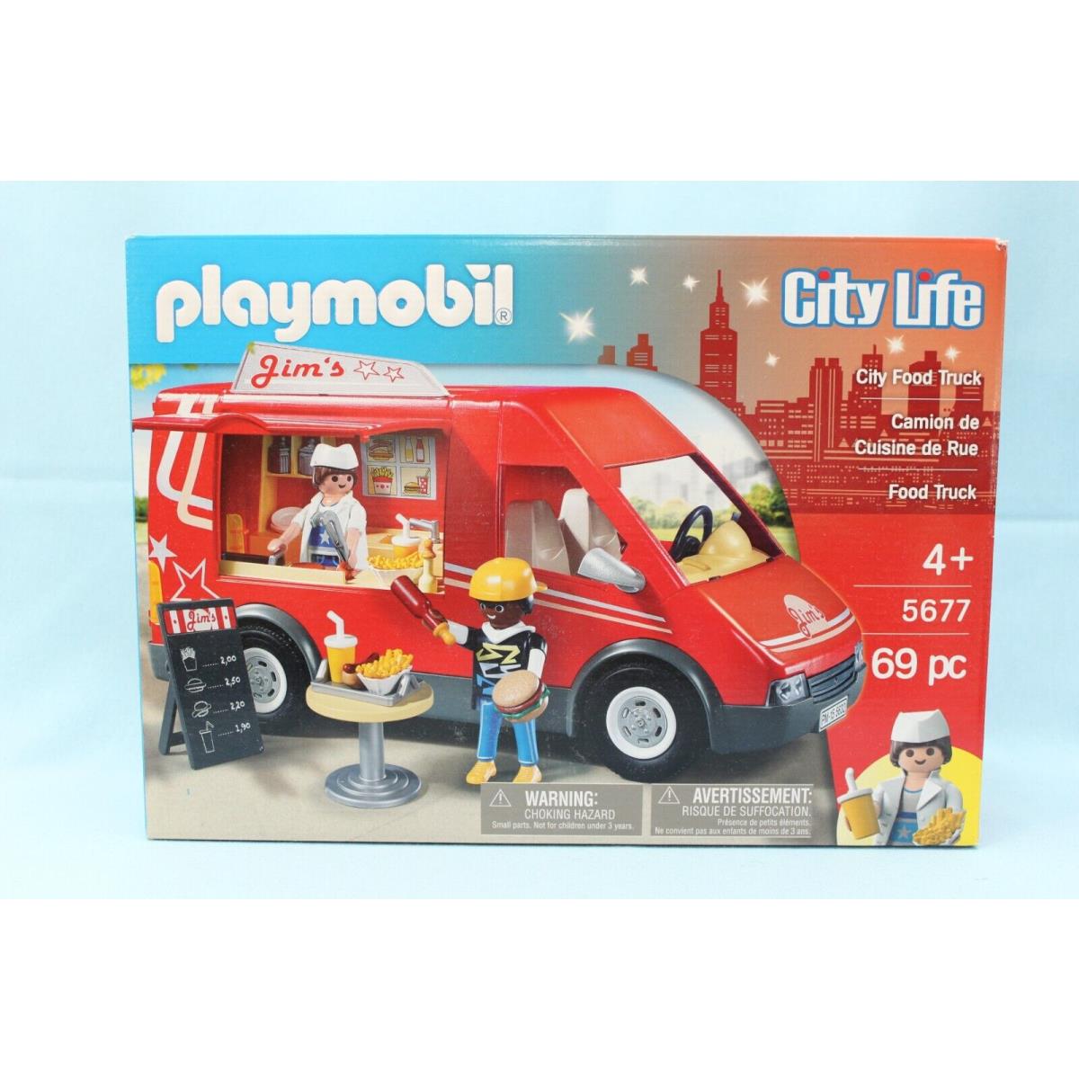 Playmobil 5677 City Food Truck City Life 69pc