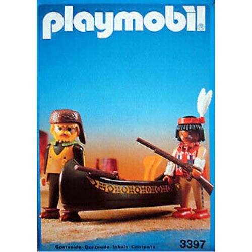 Vintage Playmobil 3397 Tracker Native American