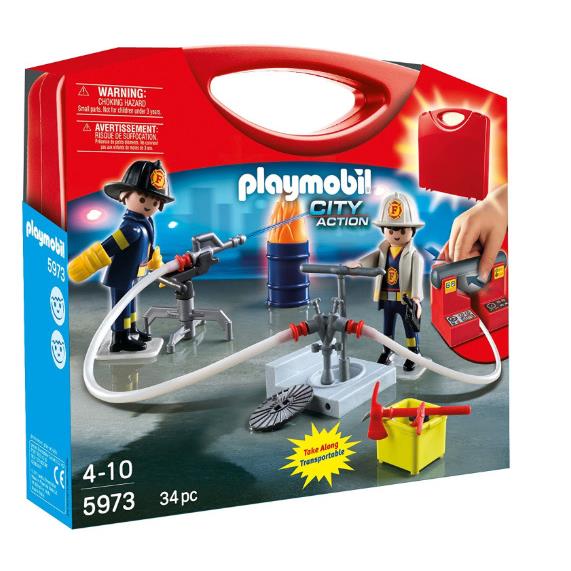 Playmobil Carrying Case Firemen