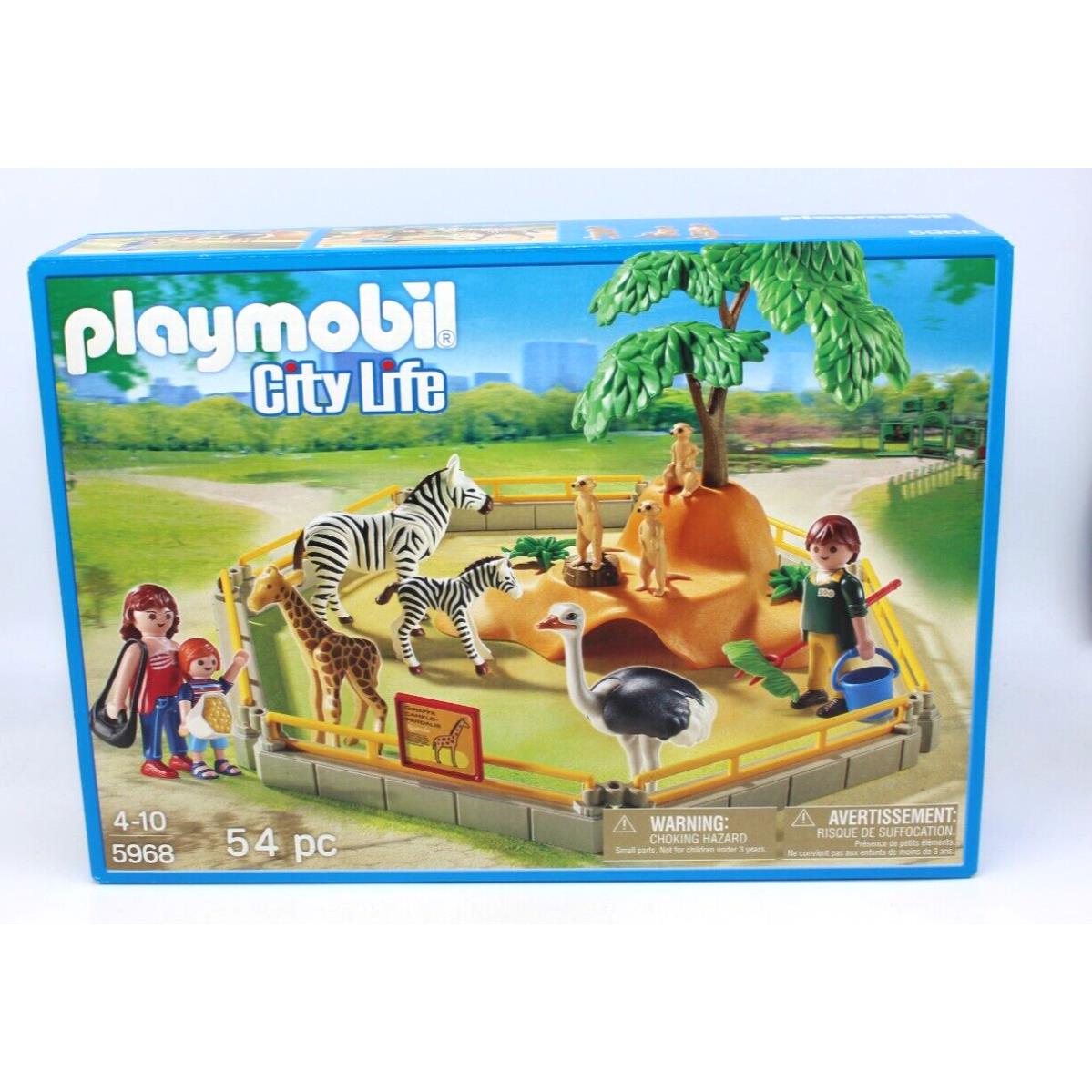 Playmobil 5968 City Life Zoo Animal Enclosure Box