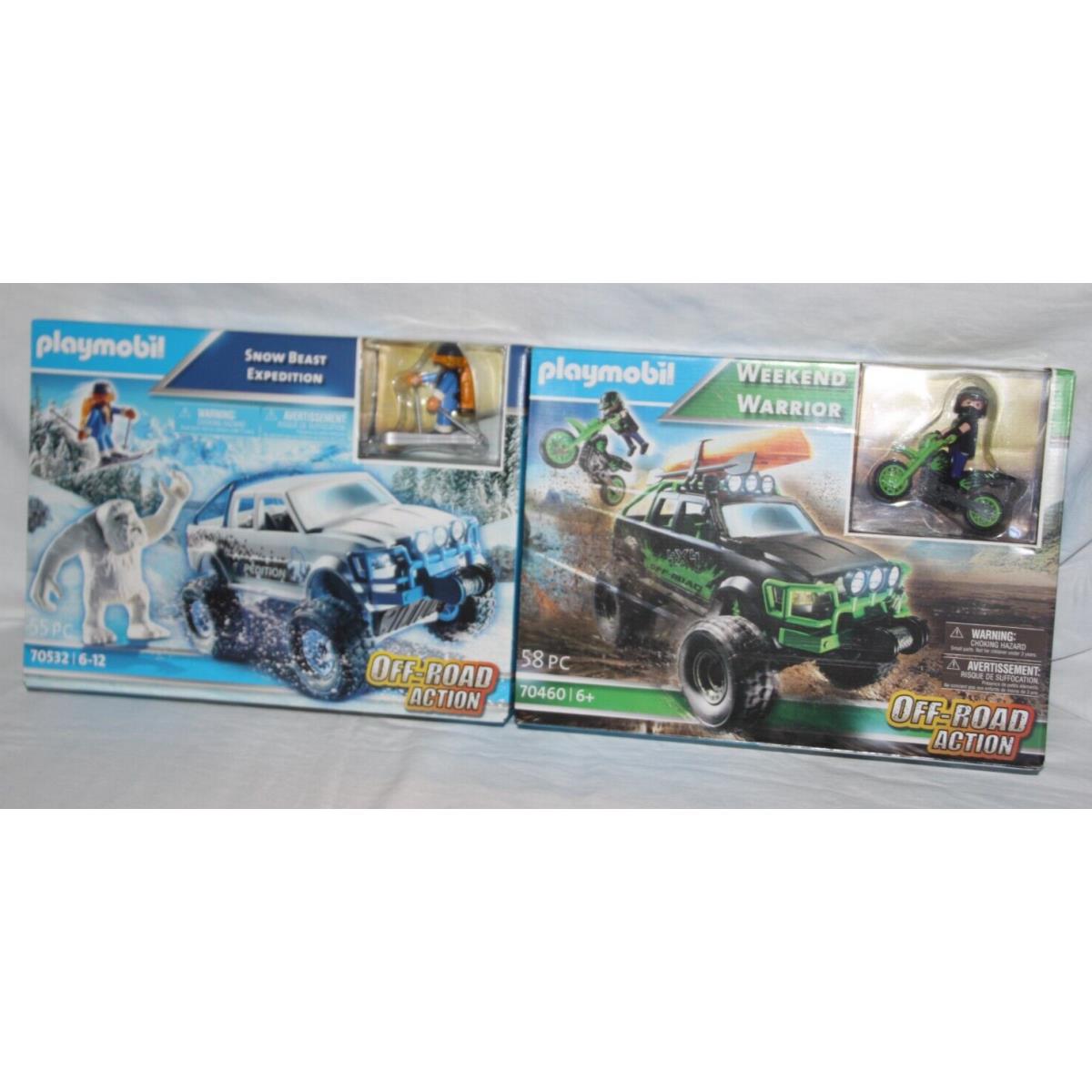Playmobil 70532 Snow Beast Expedition 70460 Weekend Warrior Off Road Action