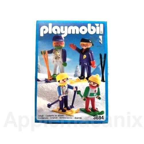 Playmobil Toy Play Set 3684 Skiing Family Vintage Ski Winter Fun
