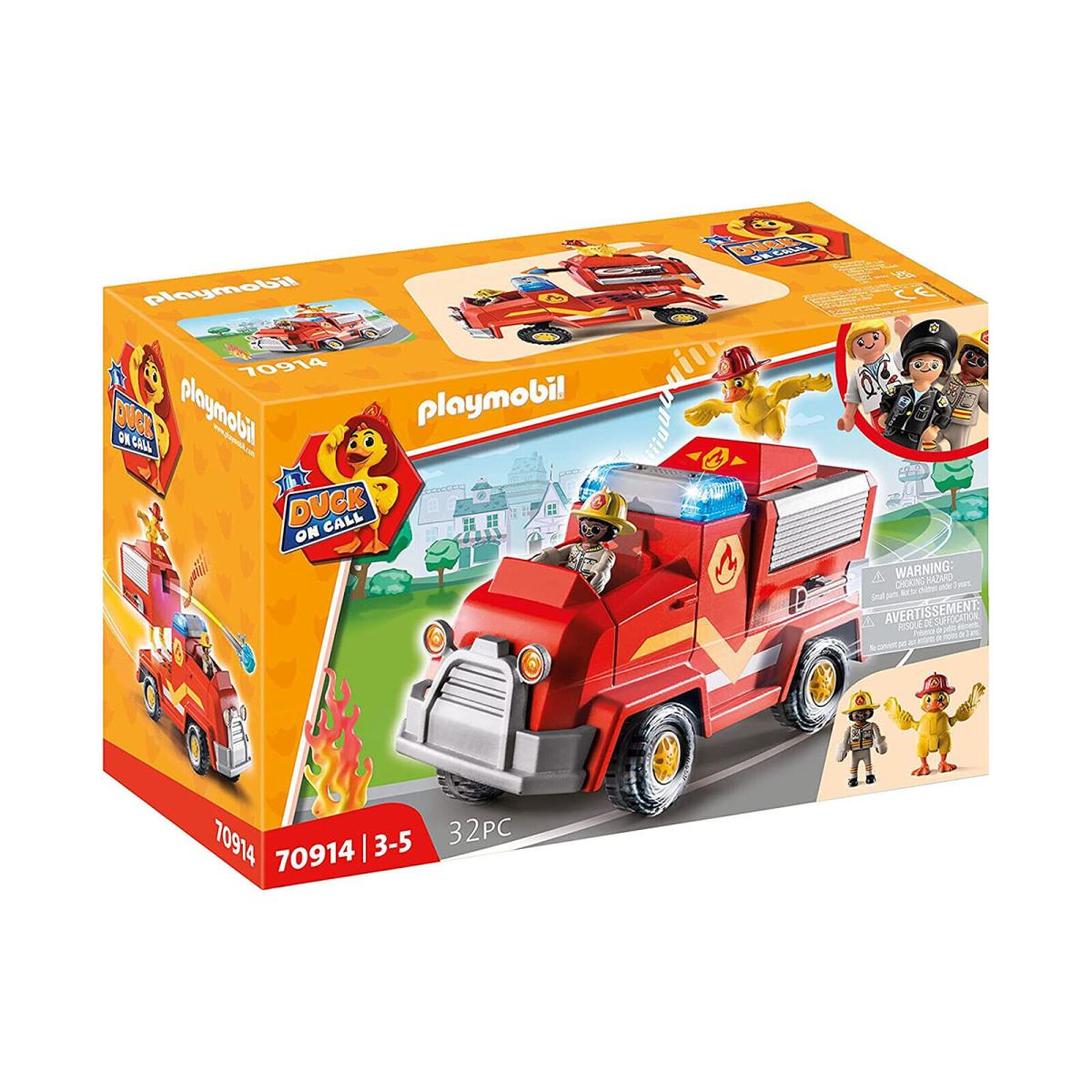 Playmobil Duck On Call Fire Brigade Emergency Vehicle Building Set IN Stock