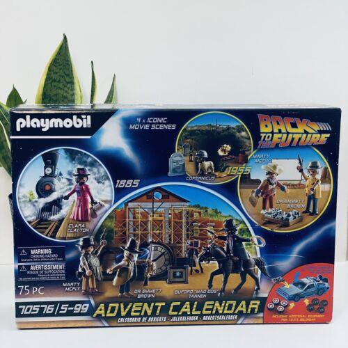 Playmobil Advent Calendar Back to The Future Part Iii The Advent Scenery Takes Fans Back