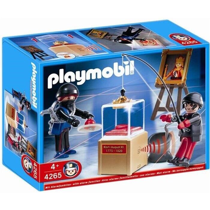 Playmobil 4265 Jewel Thieves Museum Robbers Robbery Painting Figures Gold Crown