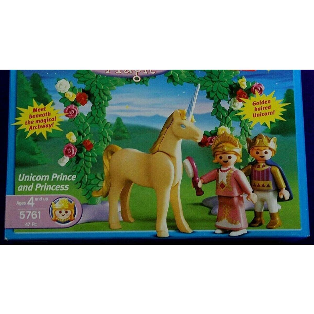Playmobil 5761 Unicorn Prince and Princess with Unicorn and Archway