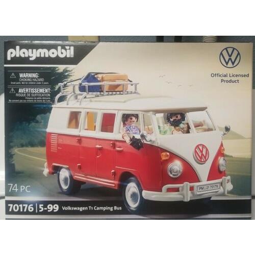 Playmobil 70176 Volkswagen T1 Camping Bus Camper Motorhome Toy Model VW Official