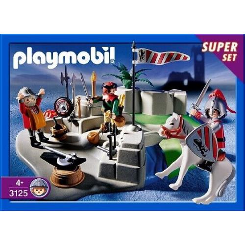 Playmobil 3125 Knights Super Set Medieval Starter Set Castle Horse