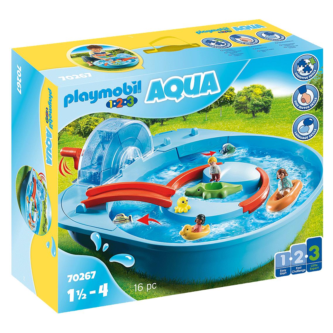 Playmobil Aqua Splish Splash Water Park Kids Play 70267 Same Day Ship