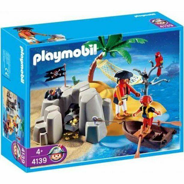 Playmobil 4139 Pirates Pirate Treasure Island Castaway Compact Set