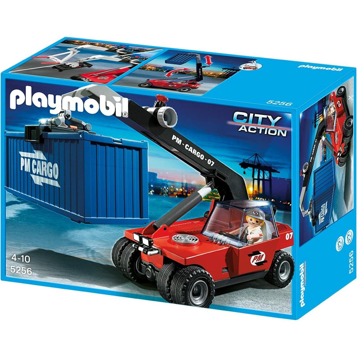 Playmobil 5256 City Action Cargo Transporter with Container Forklift