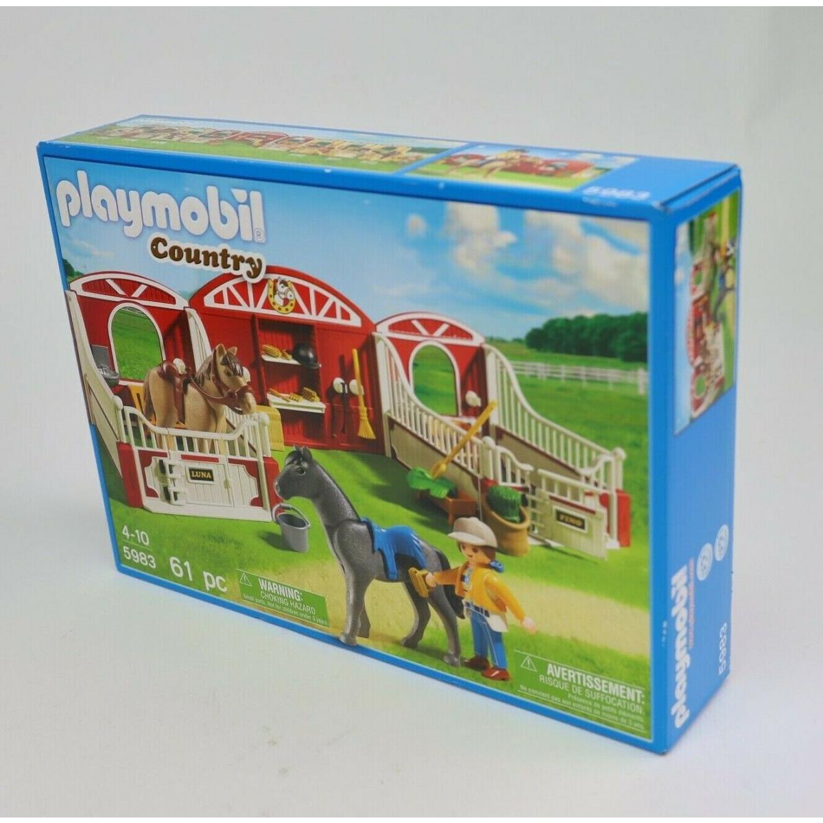 Playmobil Country Pony Stable Set 5983 Farm 2013 Retired
