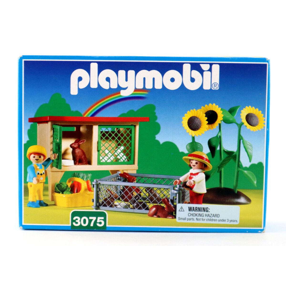 Vintage 1999 Playmobil 3075 Garden Rabbit Hutch Made In Germany