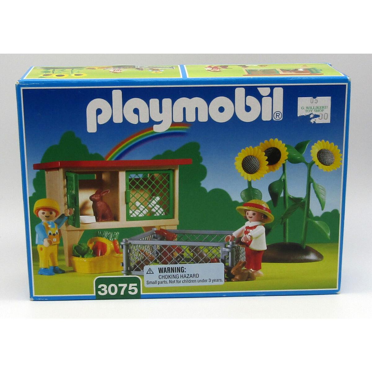 Vintage 1999 Playmobil 3075 Garden Rabbit Hutch Made In Germany