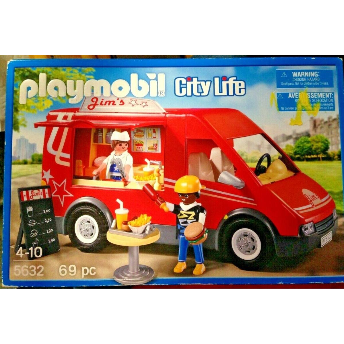Playmobil City Life 5632 - Food Truck - Truck Of Food Fast -