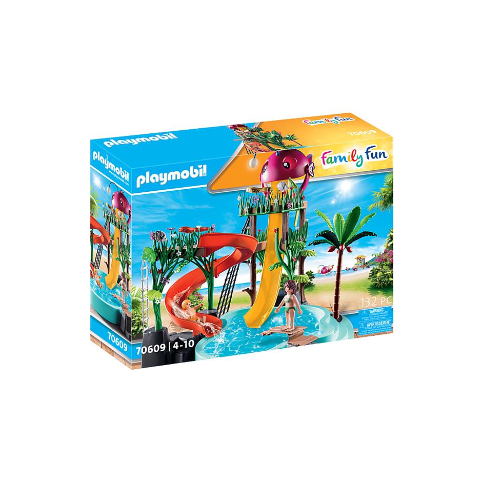 Playmobil 70609 Family Fun Water Park with Slides Mib/new
