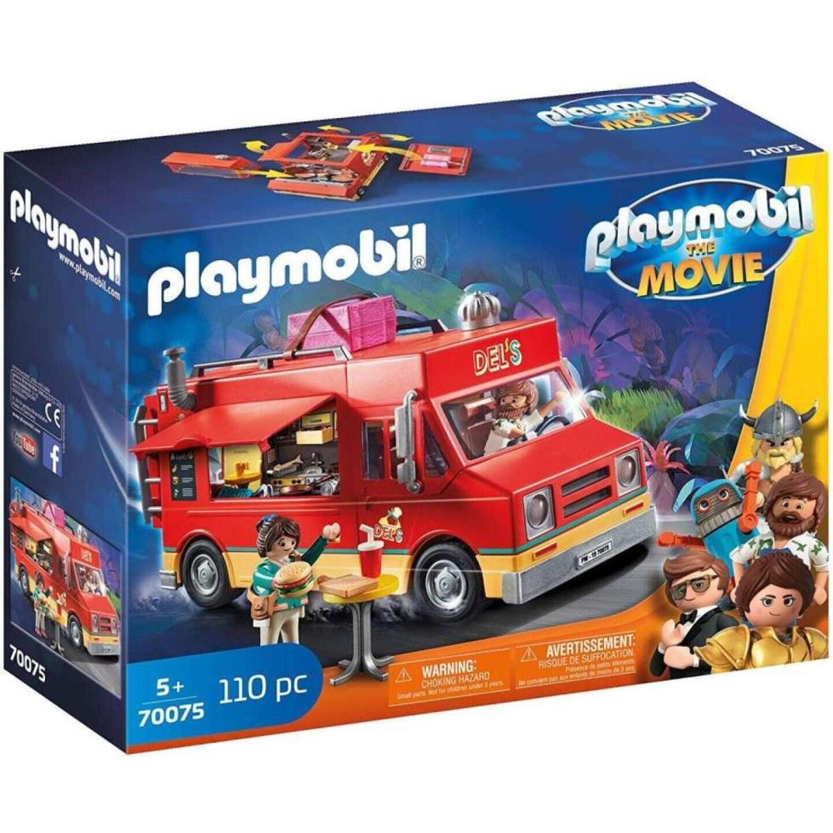 Playmobil 70075 The Movie Del`s Food Truck Building Kit