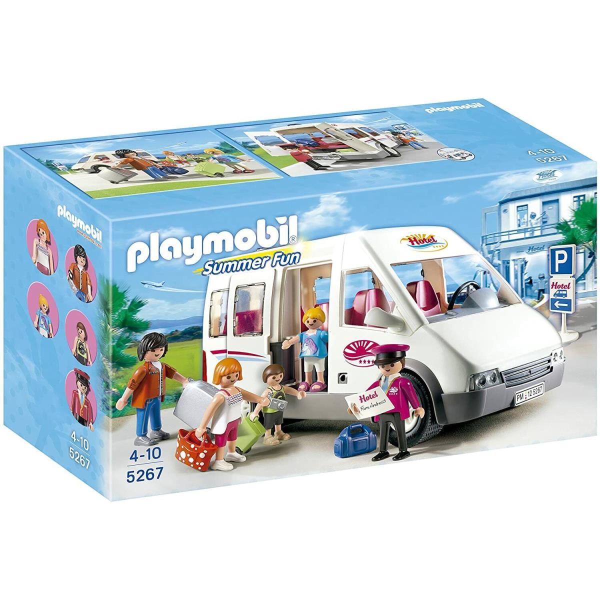 Playmobil 5267 Summer Fun Hotel Bus Van Passenger Vehicle
