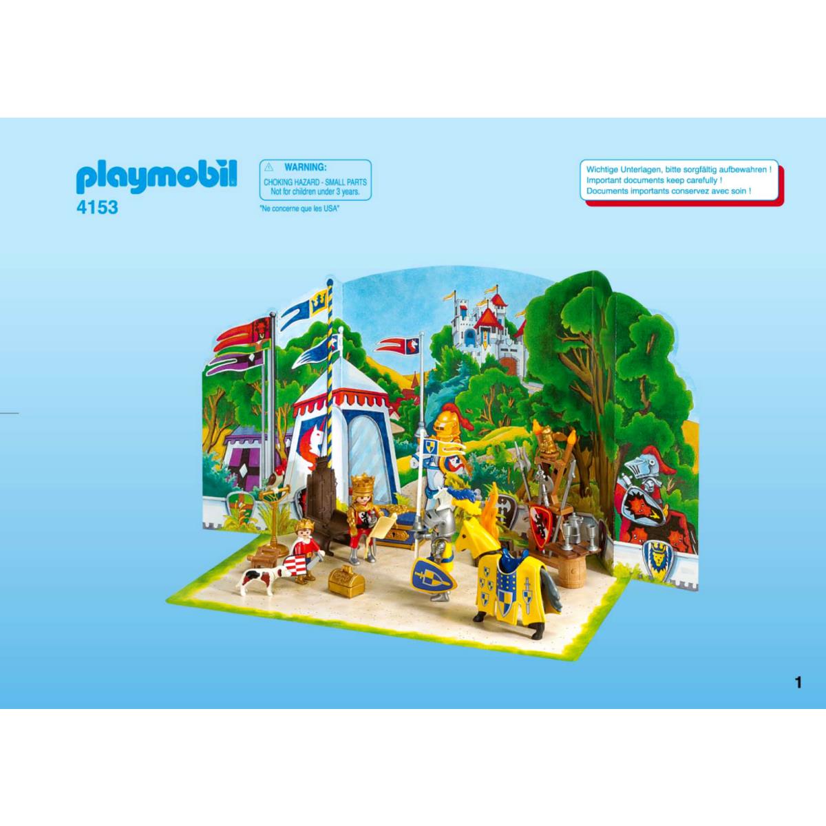 Playmobil Advent Calendar 4153 Knight`s Duel Chevalier